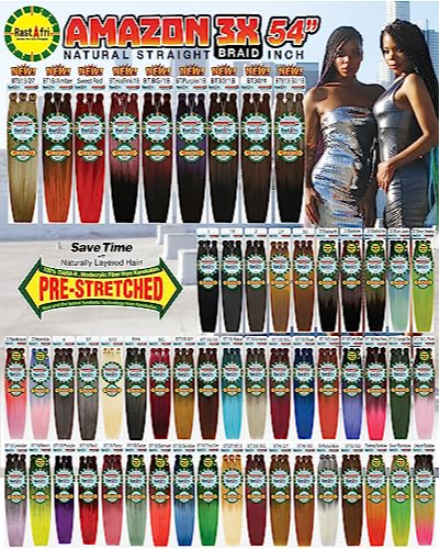 RASTAFRI AMAZON 3X 54'' COLOR 30