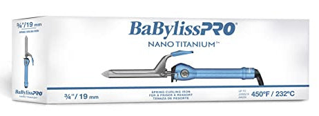 BABYLISS PRO NANO TITANIUM CURLING IRON 3/4 19MM