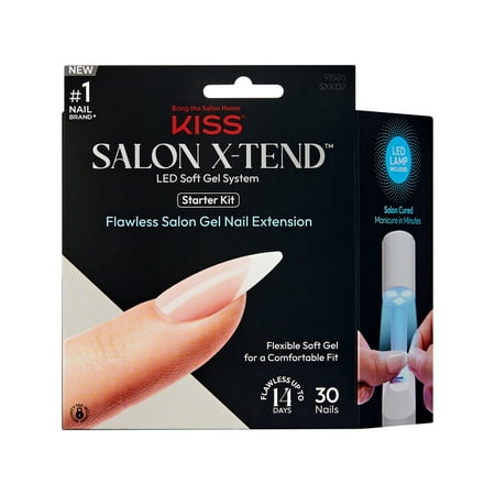 KISS NEW YORK SALON X-TEND LED SOFT GEL KIT SXK02