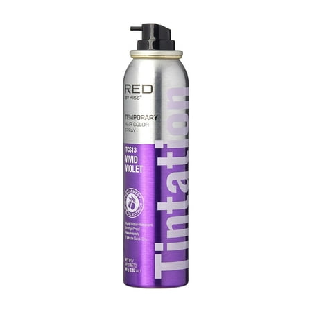RED BY KISS HAIR COLOR SPRAY TCS13 VIVID VIOLET