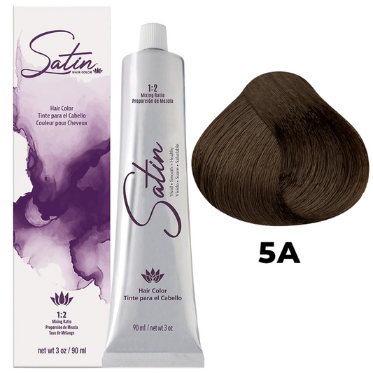 SATIN HAIR COLOR 5A LIGHT ASH BROWN