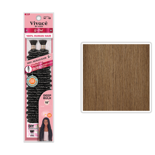 VIVACE BY KISS COLOR 27 G CLEF BOHO BRAIDING HAIR DEEP BULK 18''