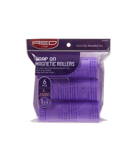 RED BY KISS SNAP ON MAGNETIC ROLLEERS 1/2 HRM01