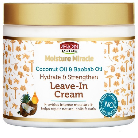 AFRICAN PRIDE MOISTURE MIRACLE LEAVE IN CREAM 15OZ