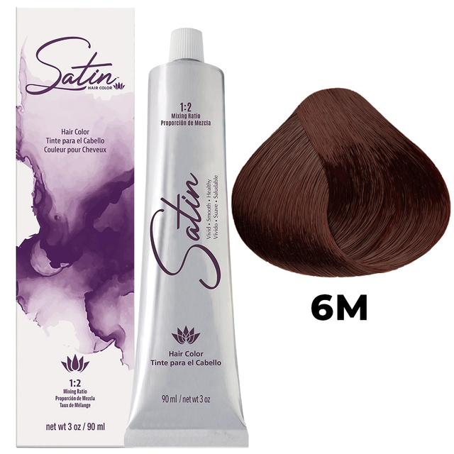 SATIN HAIR COLOR 6M MAHOGANY BLONDE