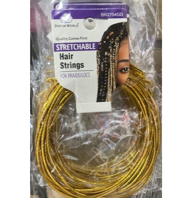DREAM WORLD HAIR STRINGS GOLD BR2754GD