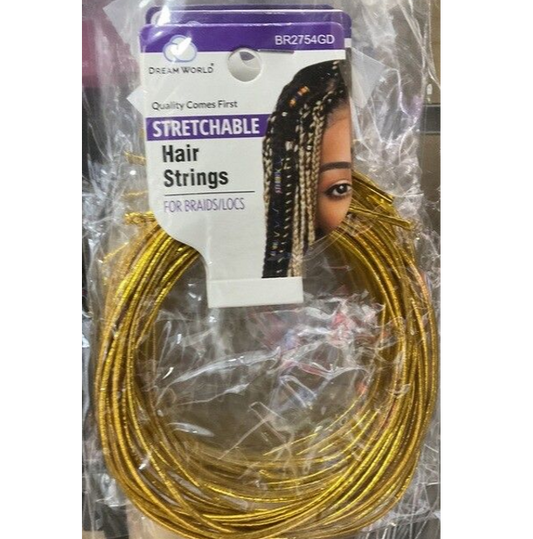 DREAM WORLD HAIR STRINGS GOLD BR2754GD