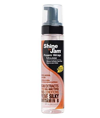 SHINE N JAM SUPREME FOAM WRAP MOUSSE 8FL OZ