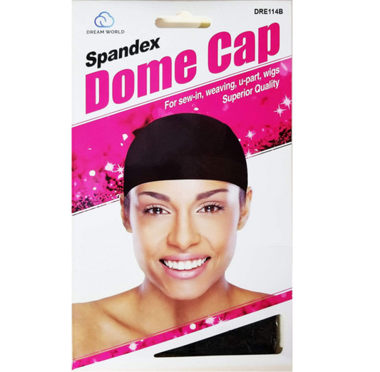 DREAM WORLD SPANDEX HOME CAP BLACK DRE114