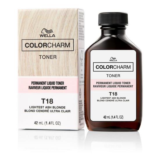 WELLA COLORCHARM LIQUID T18 LIGHTEST ASH BLONDE