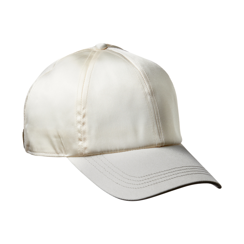 RED BY KISS SILKY BASEBALL CAP WHITE FH011