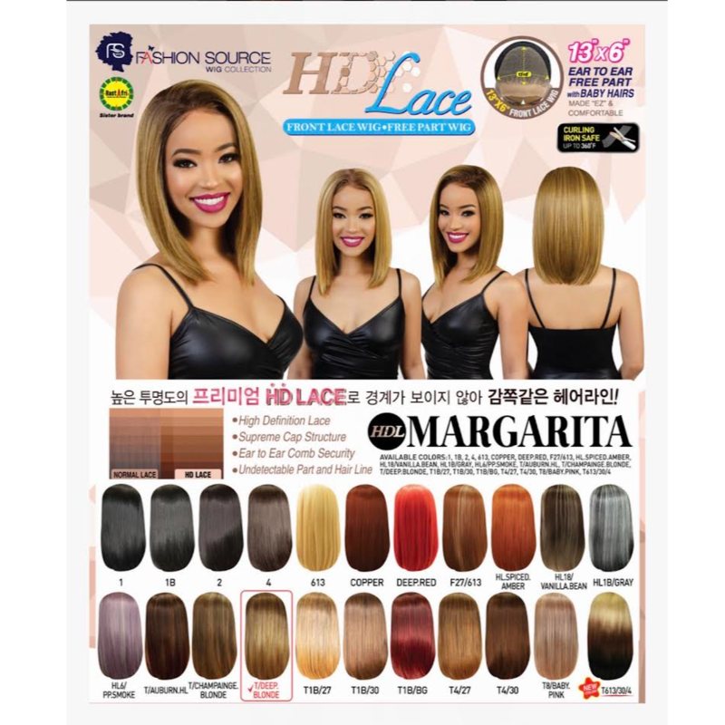 GOLDEN STATE FASHION SOURCE EZ SYNTHETIC LACE FRONT WIG EZL-MARGARITA COLOR COPPER