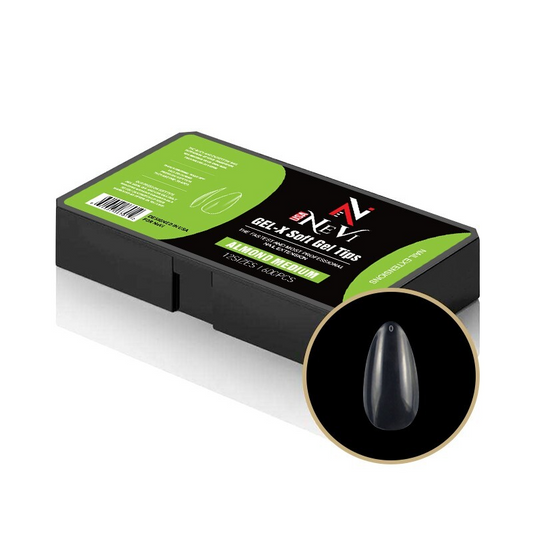 NEVI USA GEL-X SOFT GEL TIPS ALMOND MEDIUM