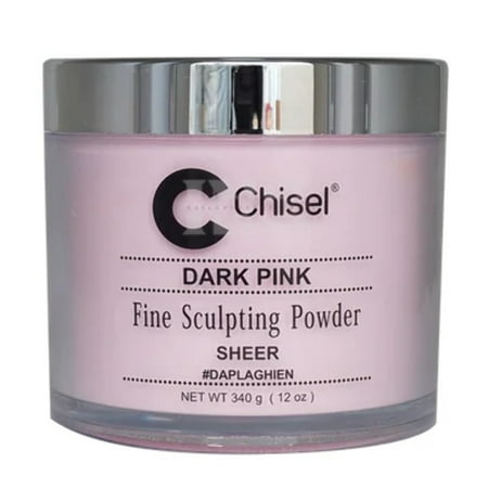 CHISEL DARK PINK FINE SCULPTING POWDER 12OZ