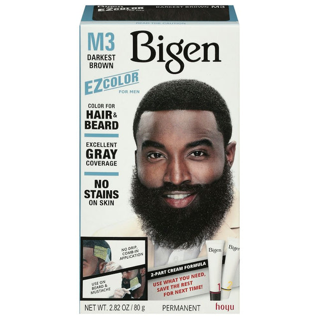 BIGEN EZ MEN DARKEST BROWN M3