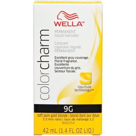 WELLA COLORCHARM LIQUID 9G SOFT PURE GOLD BLONDE