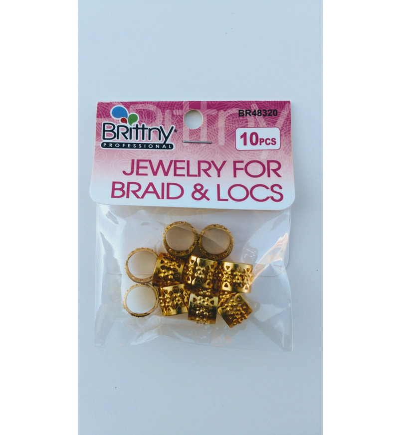 DREAM WORLD JEWELRY FOR BRAID & LOCS GOLD