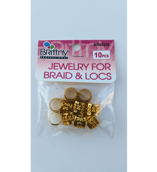 DREAM WORLD JEWELRY FOR BRAID & LOCS GOLD