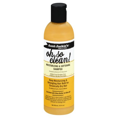 AUNT JACKIE'S OH SO CLEAN MOISTURIZING & SOFTENING SHAMPOO 12FL OZ
