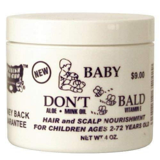 BABY DONT BE BALD 4OZ BLUE
