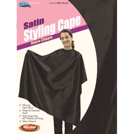 DREAM WORLD SHAMPOO & CUTTING CAPE DRE3011 BLACK