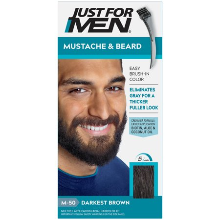 JUST FOR MEN MUSTACH & BEARD DARKEST BROWN