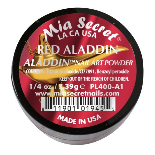 MIA SECRET NAIL ART POWDER 1.4 RED ALADDIN