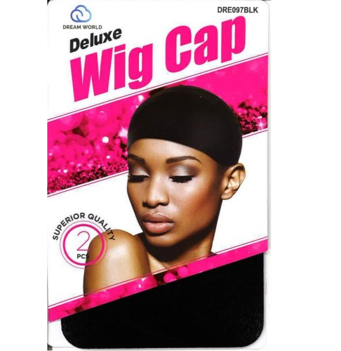 DREAM WORLD WIG CAP BLACK DRE097