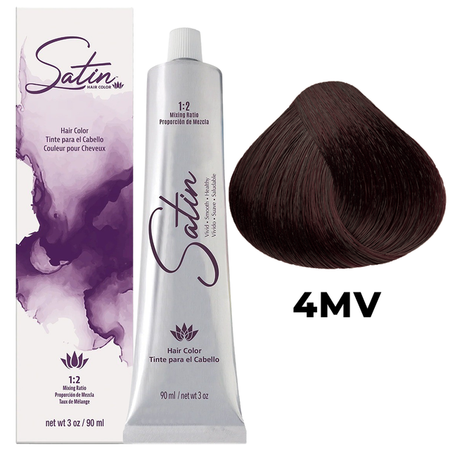 SATIN HAIR COLOR 4MV DARK MAHOGANY VIOLET