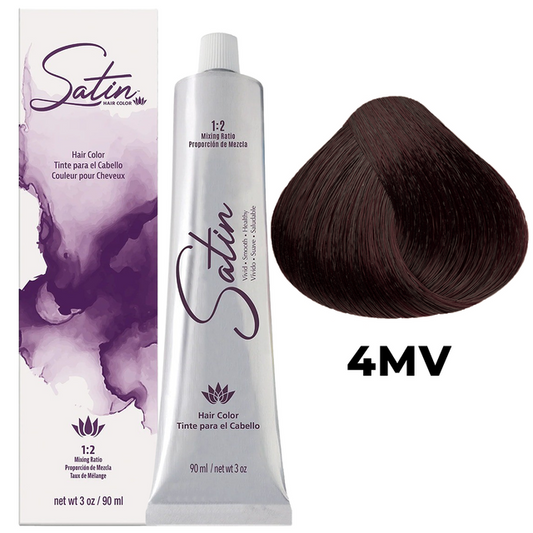 SATIN HAIR COLOR 4MV DARK MAHOGANY VIOLET