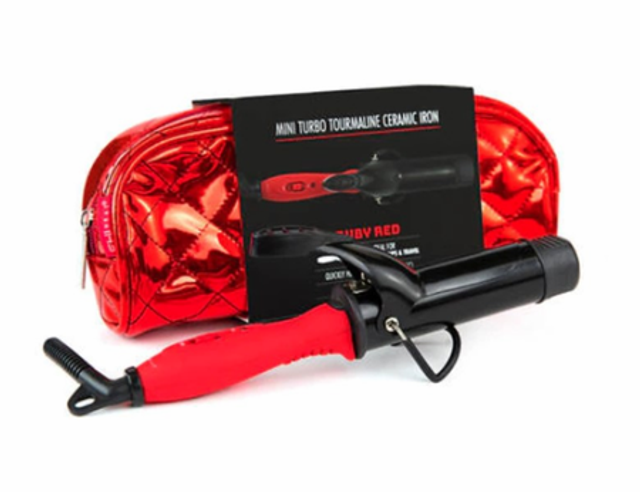 FHI HEAT PLATFORM MINI CURLING IRON RED