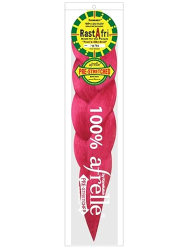 RASTAFRI SILKY BRAID SINGLE COLOR HOT PINK