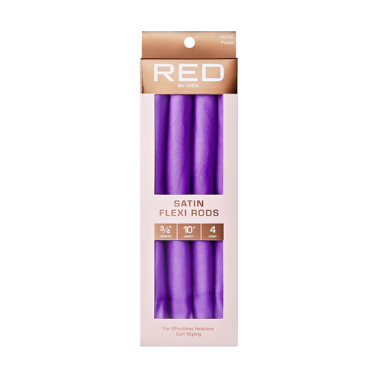 RED BY KISS SATIN FLEXI RODS 3/4'' HRF58