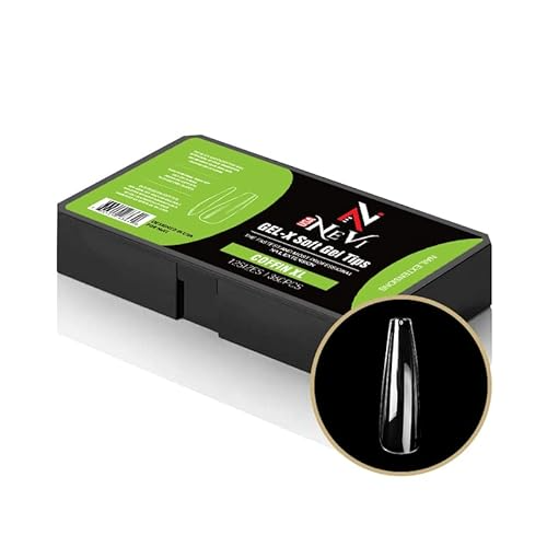 NEVI USA GEL-X SOFT GEL TIPS COFFIN XL