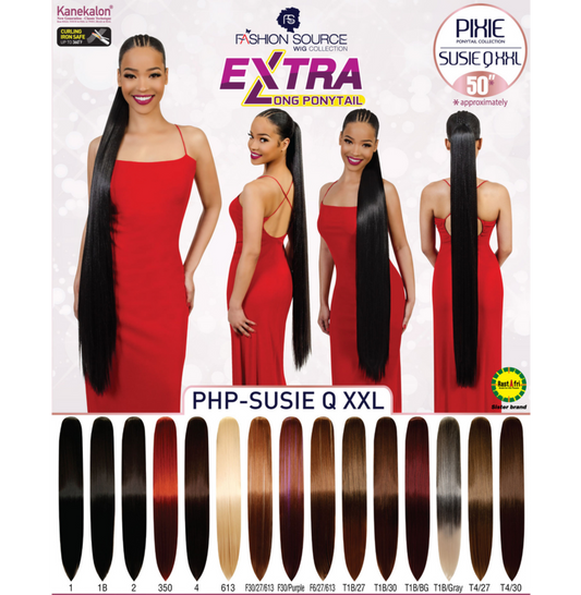 FASHION SOURCE DRAWSTRING PONYTAIL PHP SUSIE Q XXL COLOR 613