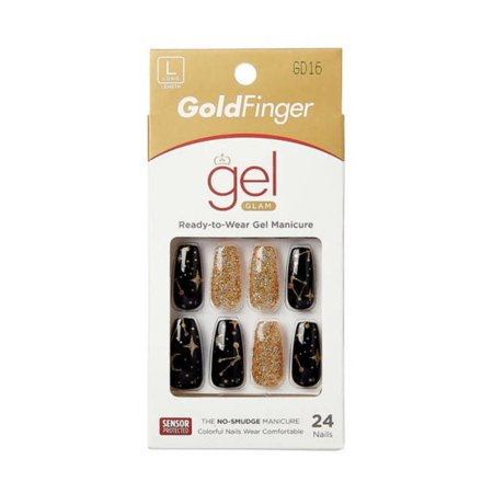 KISS NAIL GOLD FINGER TRENDY GD16