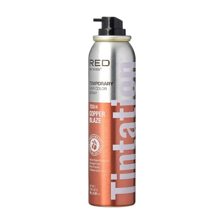 RED BY KISS HAIR COLOR SPRAY TCS14 COPPER BLAZE