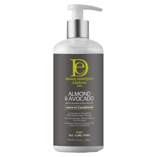 DESIGN ESSENTIALS ALNOND & AVO LEAVE IN CONDITIONER 34FL OZ