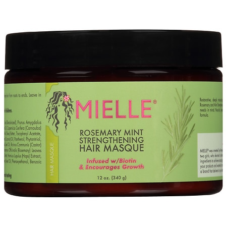 MIELLE ROSEMARY MINT STRENGTHEN. HAIR MASQ.12OZ