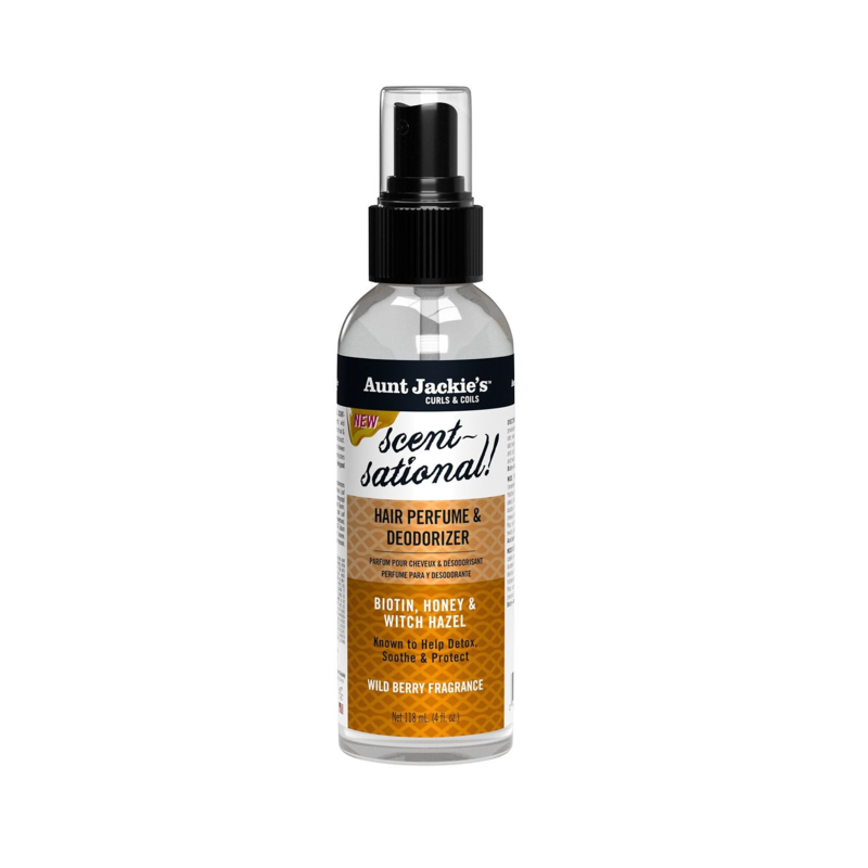 AUNT JACKIE'S SCENT SATIONAL HAIR PERFUME & DEODORIZER 4FL OZ