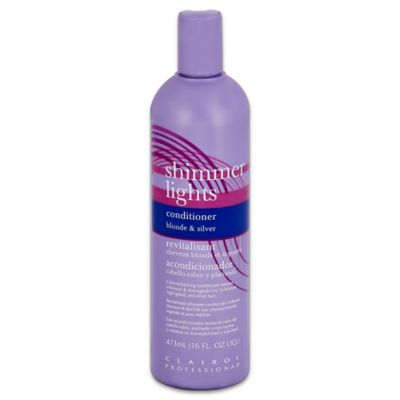 CLAIROL SHIMMER LIGHTS CONDITIONER BLONDE & SILVER 16FL OZ