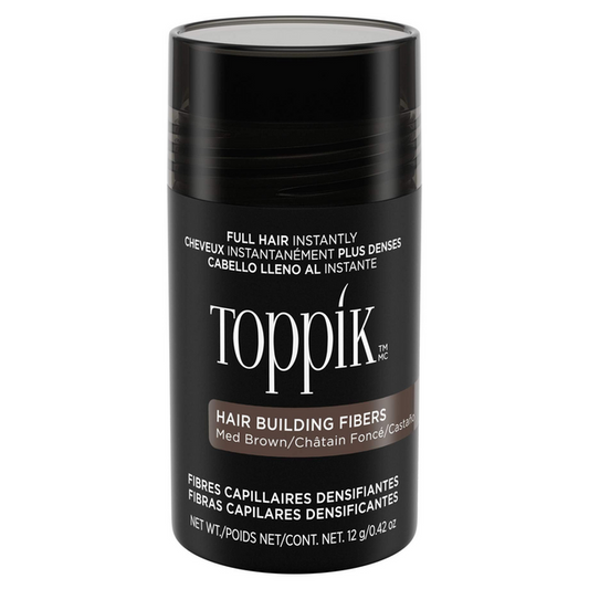 TOPPIK HAIR BUILDING FIBER MEDIUM BROWN 0.42OZ