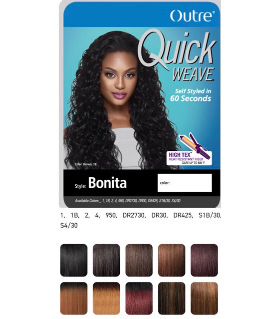 OUTRE WIG QUICK WEAVE BONITA COLOR 2