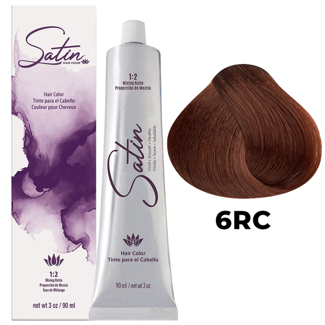 SATIN HAIR COLOR 6RC DARK RED COPPER BLONDE