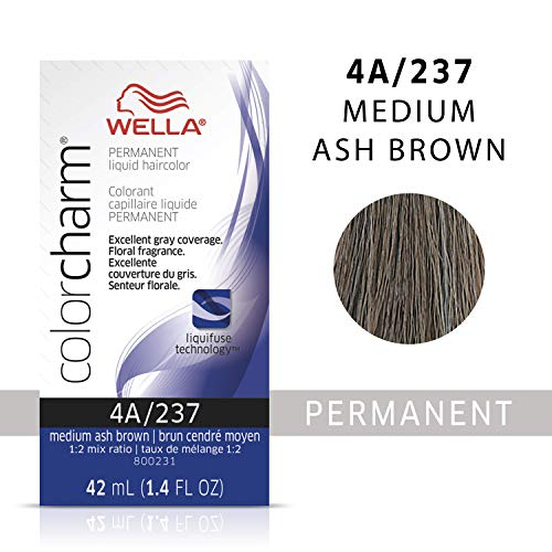 WELLA COLORCHARM LIQUID 4A/237 MEDIUM ASH BROWN
