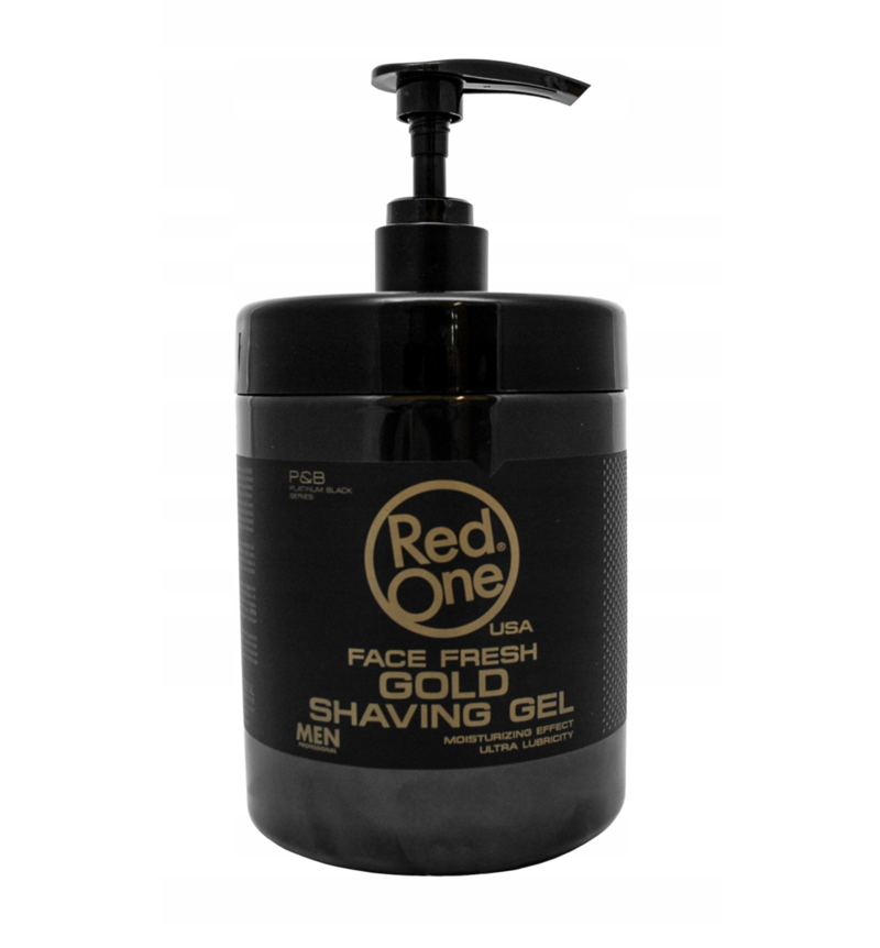 RED ONE FACE FRESH GOLD SHAVING GEL 34FL OZ