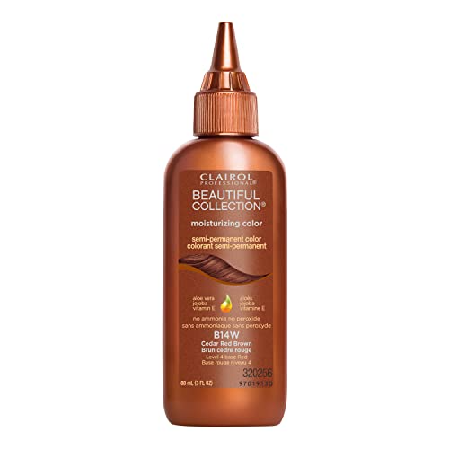 CLAIROL SEMI-PERMANENT COLOR B14W CEDAR RED BROWN