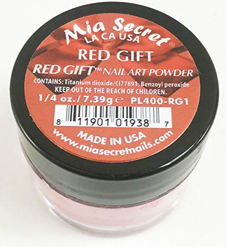 MIA SECRET NAIL ART POWDER 1.4 RED GIFT