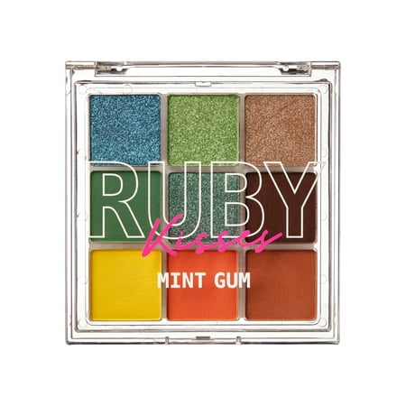 RUBY KISSES MAKEUP PALETTE MINT GUM RMPS13D