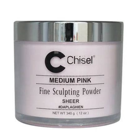 CHISEL MEDIUM PINK FINE SCULPTING POWDER 12OZ